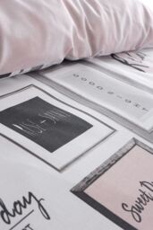 Catherine Lansfield 'Sleep Dreams' Duvet Set in Pink - Size: Single - thumbnail 3