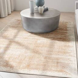 The Rug Shop UK Gold Modern Abstract Polyester Easy To Clean Latex Back Area Rug - Size: 160 cm x 220 cm - thumbnail 4