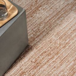 The Rug Shop UK Gold Modern Abstract Polyester Easy To Clean Latex Back Area Rug - Size: 160 cm x 220 cm - thumbnail 7