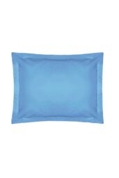 Belledorm Easy Care 200 Thread Count Cotton Polyester Percale Oxford Pillowcase in Bright Blue