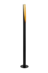 Eglo Barbotto Black Steel & Gold Floor Lamp