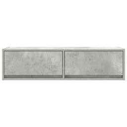 Berkfield Home TV Cabinet Concrete Grey Engineered Wood 100 x 31 x 25.5 cm - thumbnail 7