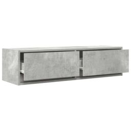 Berkfield Home TV Cabinet Concrete Grey Engineered Wood 100 x 31 x 25.5 cm - thumbnail 5