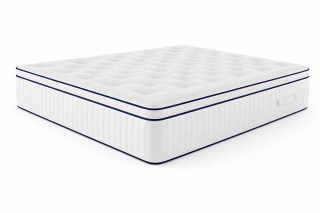 PARADISE BEDS LTD Pillow Top Gel Encapsulated Mattress in White - Size: Double - image 1