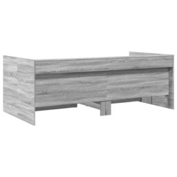 Berkfield Home Daybed with Drawers without Mattress Grey Sonoma 90x200 cm - thumbnail 6