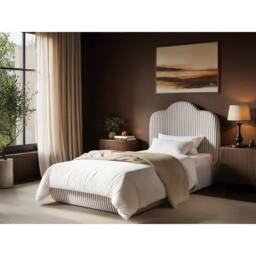 Solace+Co Skylynn Cloud Ottoman Bed Cream - Size: Single - thumbnail 1