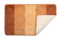 New Edge Blinds Aurora Collection Tonal Stripe 2 Piece Bath Set in Orange - Size: 45 cm width x 75 cm drop - thumbnail 2
