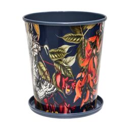 Royal Botanic Gardens Kew Kew Temperate House 16Cm Planter w/ Saucer 16Cm - Metal - Detachable Saucer - Light Weight - Premium Quality - 2 Sizes - thumbnail 2
