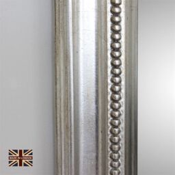 Yearn Mirrors Diana Overmantle Arched Silver Bevelled Mirror - thumbnail 2