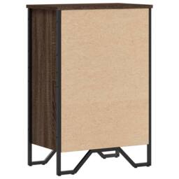 Berkfield Home Modern Bookcase Brown Oak 50x31x74.5 cm Engineered Wood - thumbnail 6