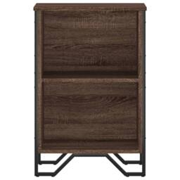 Berkfield Home Modern Bookcase Brown Oak 50x31x74.5 cm Engineered Wood - thumbnail 4