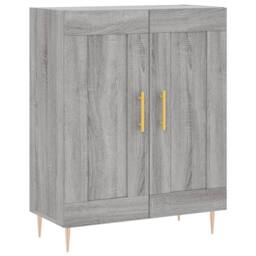 Berkfield Home Highboard Grey Sonoma 69.5x34x180 cm Engineered Wood - thumbnail 7