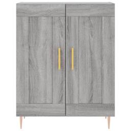 Berkfield Home Highboard Grey Sonoma 69.5x34x180 cm Engineered Wood - thumbnail 8