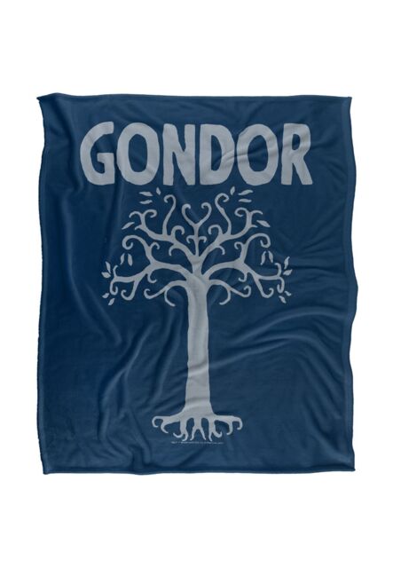 Warner Brothers Lord Of The Rings Officially Licensed Silky Touch Super Soft Throw Blanket 152 x 127 cm in White - image 1