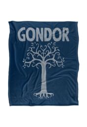 Warner Brothers Lord Of The Rings Officially Licensed Silky Touch Super Soft Throw Blanket 152 x 127 cm in White - thumbnail 1