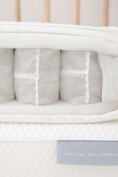 The Tiny Bed Company Luxury Pocket Sprung Cot Mattress To Fit IKEA (160 x 70cm) in White - Size: Cot Bed - thumbnail 2