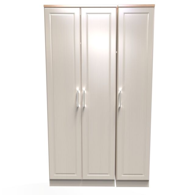 Ready Assembled 2 U Norfolk 3 Door Wardrobe (Ready Assembled) in Taupe - image 1