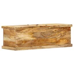 Berkfield Home Coffee Table 100x50x35 cm Solid Mango Wood in Brown - Size: 100 x 50 x 35 cm - thumbnail 4