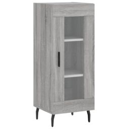 Berkfield Home Sideboard Grey Sonoma 34.5x34x90 cm Engineered Wood - thumbnail 2