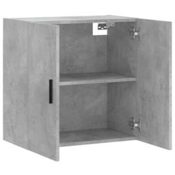 Berkfield Home Wall Cabinet Concrete Grey 60x31x60 cm Engineered Wood - Size: 60 x 31 x 60 cm - thumbnail 6
