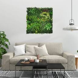 Ark Mat Lush Lonsdale Artificial Plant Wall Panel 1x1m - Indoor & Outdoor in Green - thumbnail 8