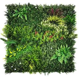 Ark Mat Lush Lonsdale Artificial Plant Wall Panel 1x1m - Indoor & Outdoor in Green - thumbnail 1