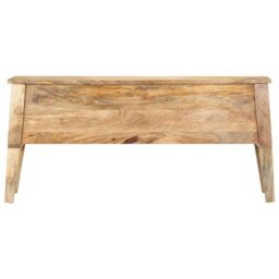 Berkfield Home Storage Box 99x35x48 cm Solid Mango Wood in Brown - Size: 99 x 35 x 48 cm - thumbnail 2