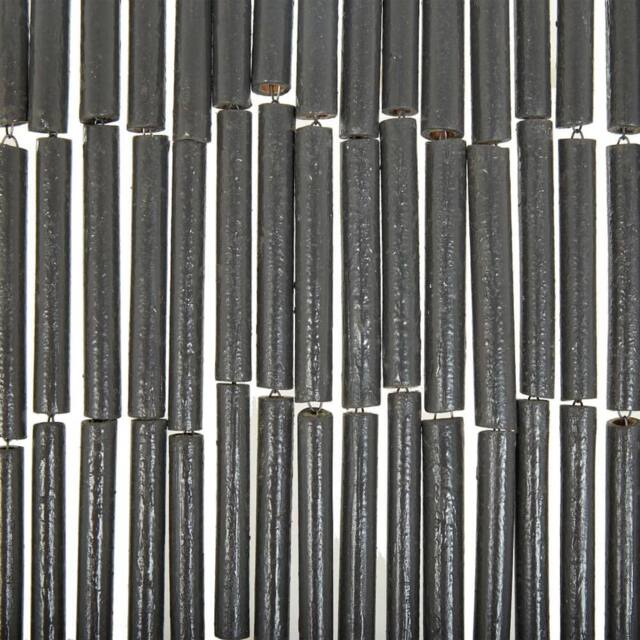 Berkfield Home Insect Door Curtain Bamboo 90x200 cm in Dark Grey - image 1