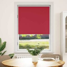 Berkfield Home Roller Blind Blackout 120 x 175 cm Red - thumbnail 1