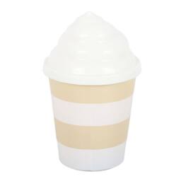 Something Different Frosty Vanilla Ice Cream Scented Candle in Off-White - thumbnail 2