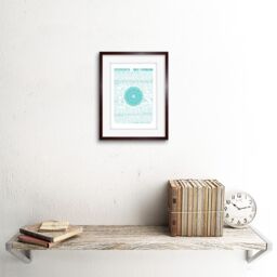 "Artery8 Wall Art Print Desiderata Mandala Ehrmann Typography Framed in Brown - Size: W7"" x H9""" - thumbnail 2