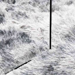 Berkfield Home Shaggy Rug High Pile NAVARRA Light Grey 200x200 cm Polyester - Size: Medium - thumbnail 7