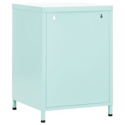 Berkfield Home Nightstands 2 pcs Mint 35x35x51 cm Steel in Green - Size: 35 x 35 x 51 cm - thumbnail 5