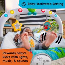 Baby Einstein Kick to It Neptune Ocean Explorers Musical Baby Bouncer Seat 0-6M - thumbnail 2