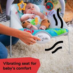 Baby Einstein Kick to It Neptune Ocean Explorers Musical Baby Bouncer Seat 0-6M - thumbnail 4