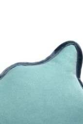 Heya Home Wiggle Reversible Piped Ready Filled Cushion in Blue - Size: 45 cm x 45 cm - thumbnail 3