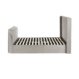 Cheshire Hickory Ottoman TV Bed - Light Grey - Double (135cm) - thumbnail 7
