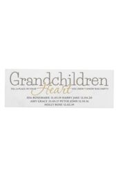 Personalised Memento Company Personalised Grandchildren Wooden Mantel Decoration in White - thumbnail 1