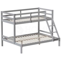 Home Discount Vida Designs Sydney Triple Sleeper Bunk Bed Frame Bedroom Furniture in Grey - Size: Single - thumbnail 6
