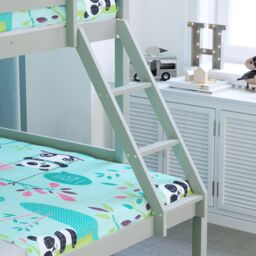 Home Discount Vida Designs Sydney Triple Sleeper Bunk Bed Frame Bedroom Furniture in Grey - Size: Single - thumbnail 4