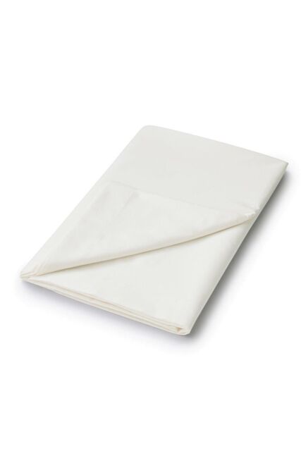Helena Springfield 'Plain Dye' Polycotton Flat Sheet in Ivory - Size: Super King Flat - image 1