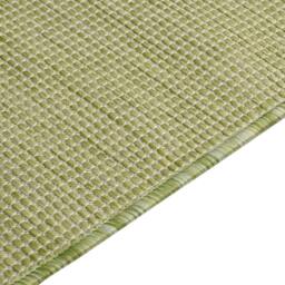 Berkfield Home Outdoor Flatweave Rug 200x280 cm Green - Size: 100 cm diameter - thumbnail 4