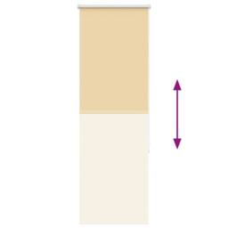 Berkfield Home Roller Blind Blackout Beige 60x175 cm Fabric Width 55.7 cm Polyester - thumbnail 9