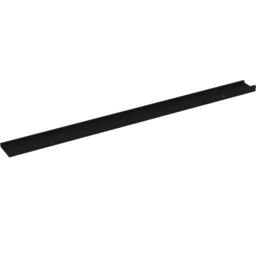 Berkfield Home Wall Shelves 4 pcs Black 115x9x3 cm - Size: 115 x 9 x 3 cm - thumbnail 6