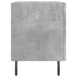Berkfield Home Modern Bedside Cabinet Concrete Grey 40x35x47.5 cm Engineered Wood - thumbnail 7