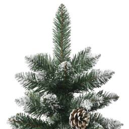 Berkfield Home Beautiful Artificial Christmas Tree with Stand Green 180 cm PVC - thumbnail 5