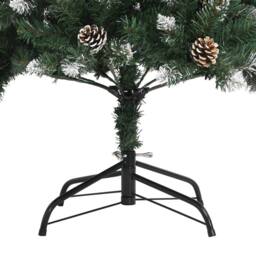 Berkfield Home Beautiful Artificial Christmas Tree with Stand Green 180 cm PVC - thumbnail 7
