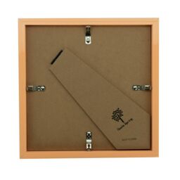 "Nicola Spring 3D Box Photo Frames - 8 x 8"" with 4 x 4"" Mount - Ivory Mount - Pack of 5 in Light Brown" - thumbnail 5