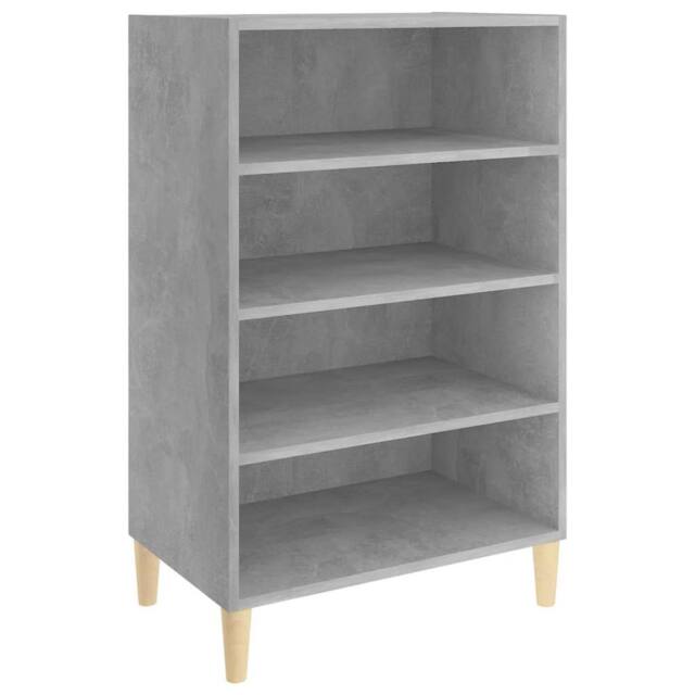 Berkfield Home Sideboard Concrete Grey 57x35x90 cm Engineered Wood - Size: 57 x 35 x 90 cm - image 1