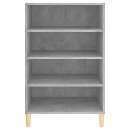 Berkfield Home Sideboard Concrete Grey 57x35x90 cm Engineered Wood - Size: 57 x 35 x 90 cm - thumbnail 4